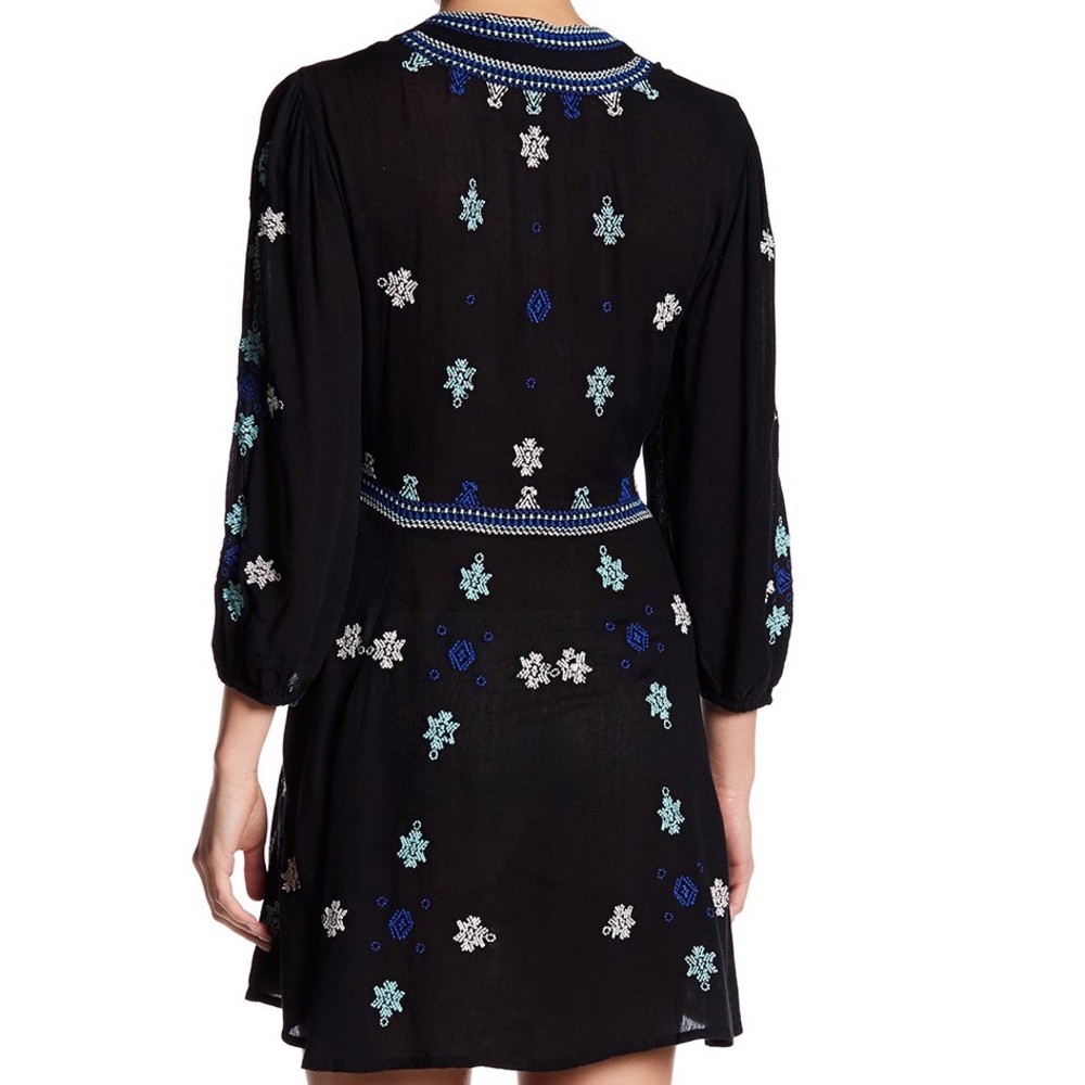 Free People Stargazer Dress-Black - Picture 3 of 9